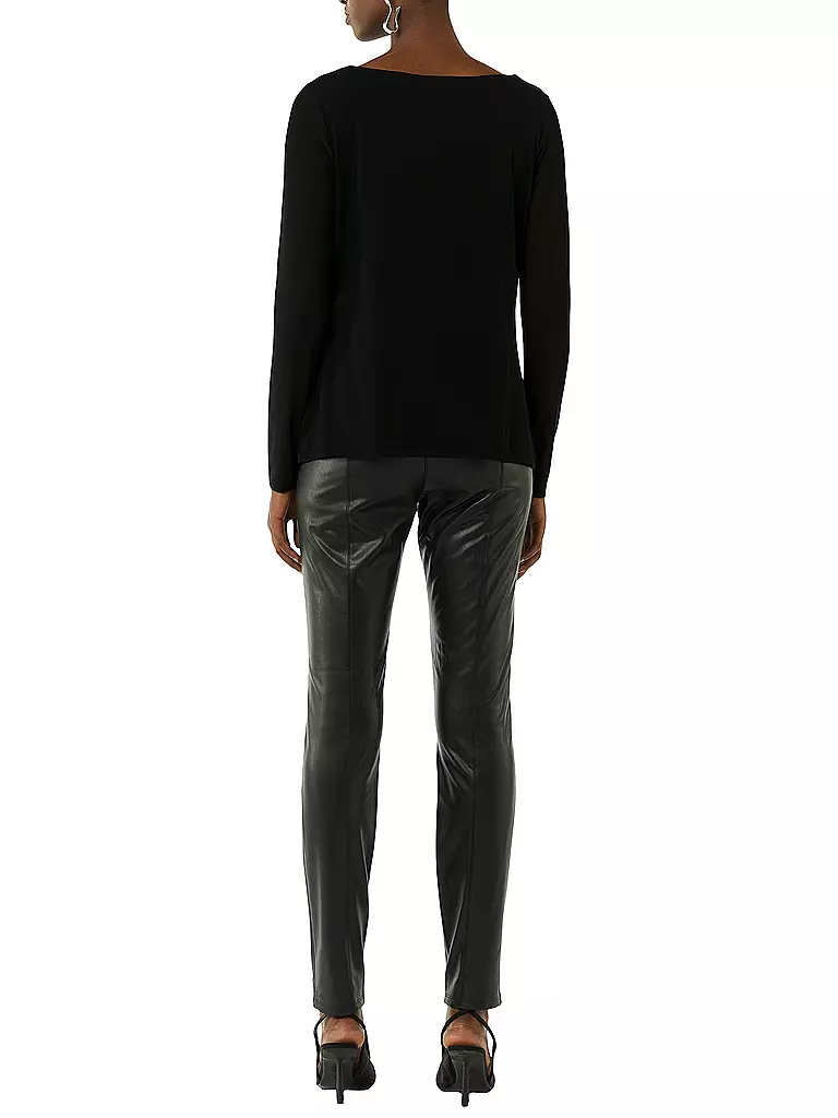 COMMA | Langarmshirt  | Negro