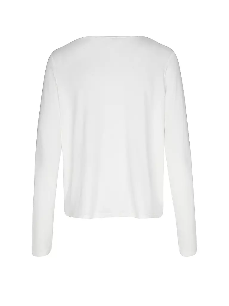 COMMA | Langarmshirt | Blanco