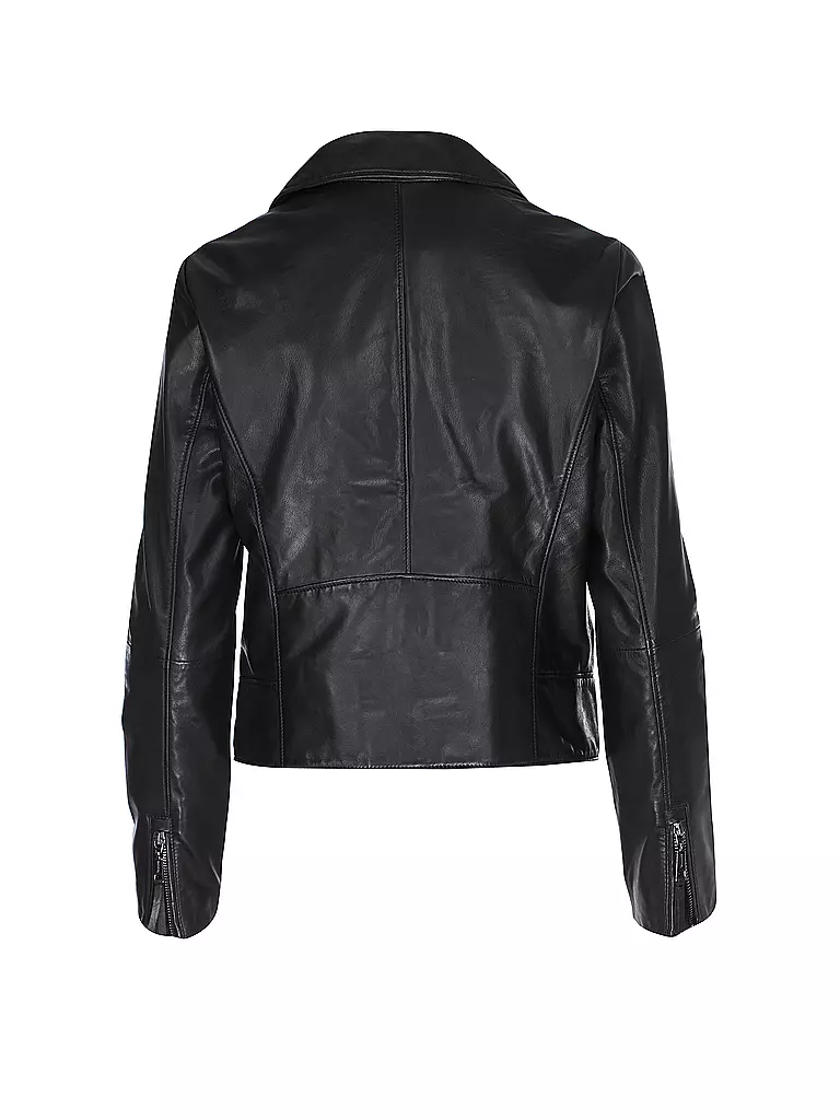 COMMA | Lederjacke | Negro