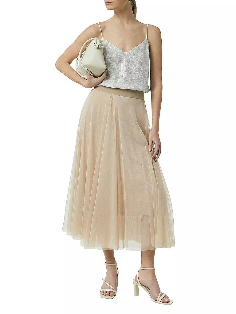 COMMA | Midi falda | Camel