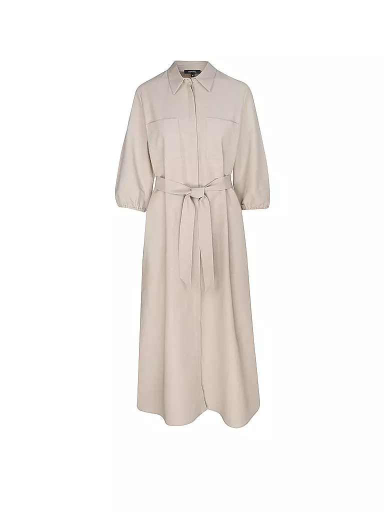 COMMA | Midikleid  | Camel