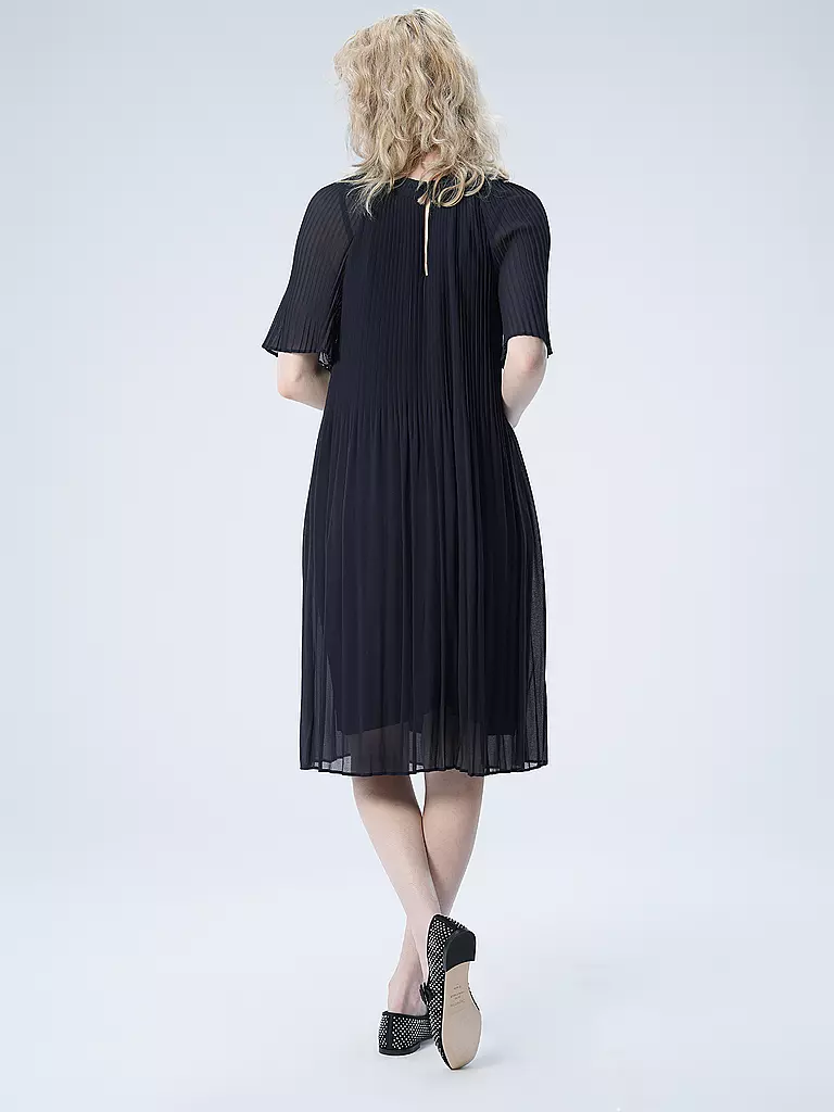 COMMA | Midikleid  | Azul oscuro