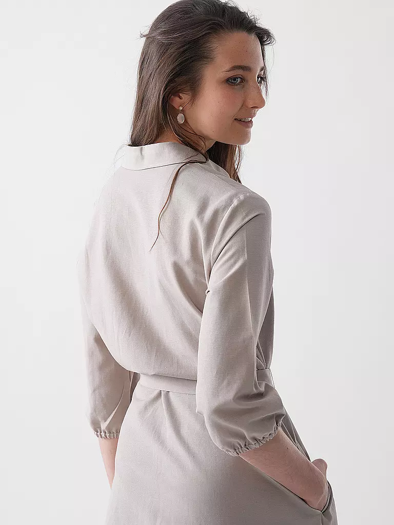 COMMA | Midikleid  | Camel