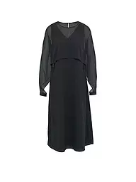 COMMA | Midikleid | Azul oscuro