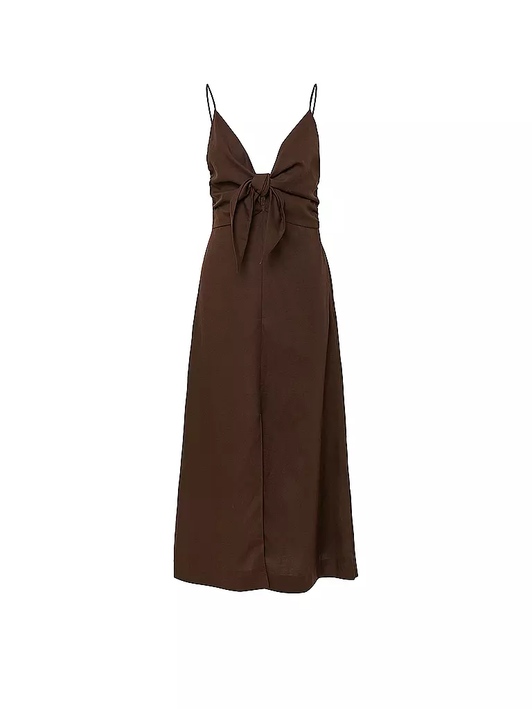 COMMA | Midikleid | Marrón