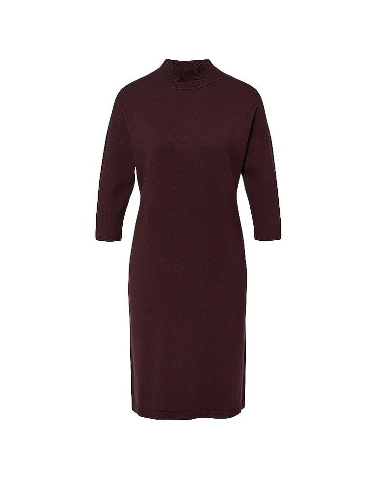 COMMA | Midikleid | Rojo oscuro