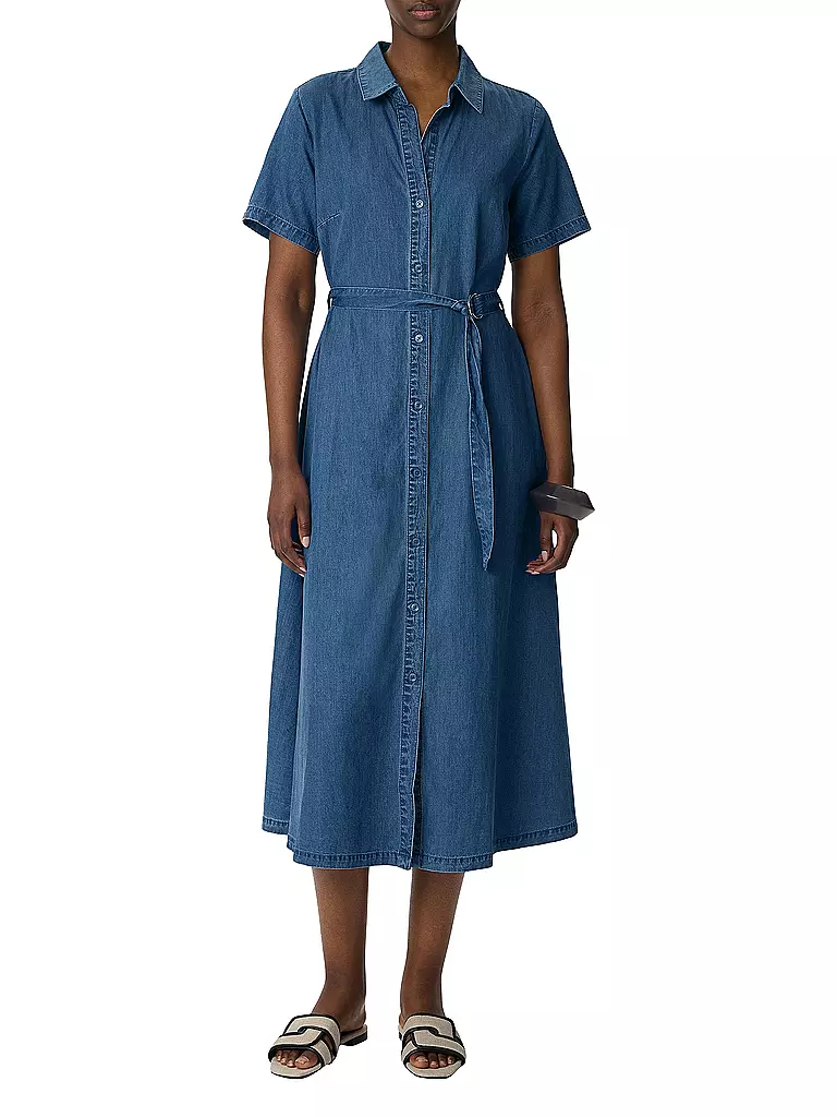 COMMA | Midikleid | Azul