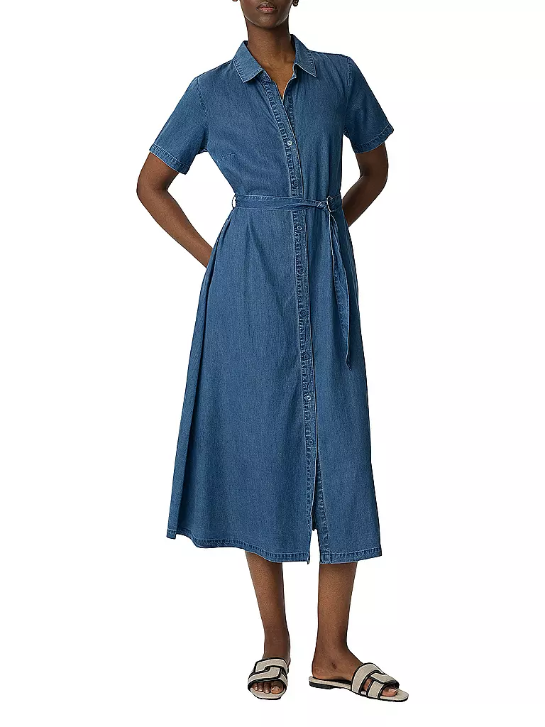 COMMA | Midikleid | Azul