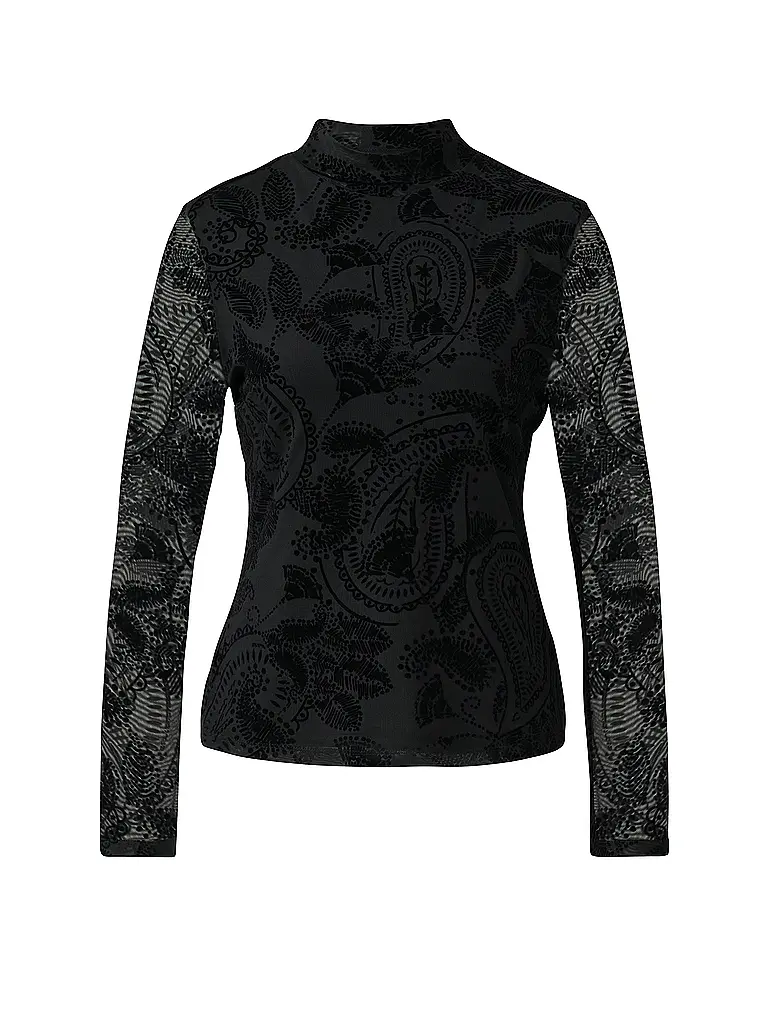 COMMA | Nombre del producto: Camiseta de manga larga | Negro