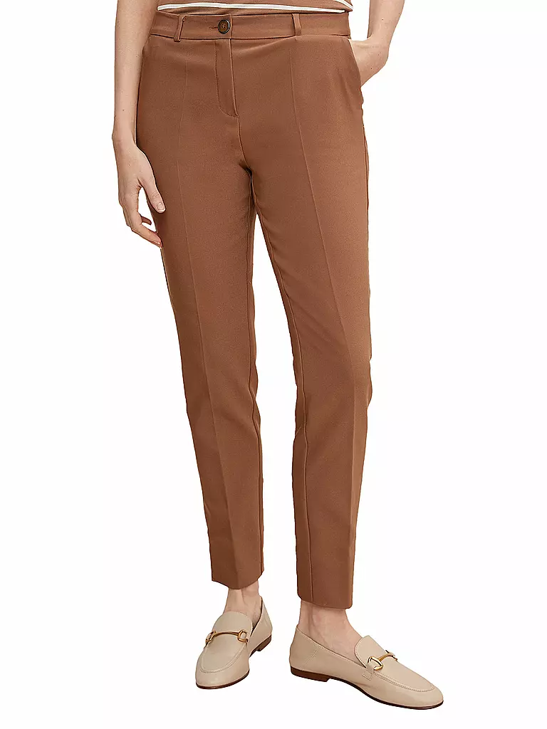 COMMA | Pantalón Slim Fit 7/8 | Marrón