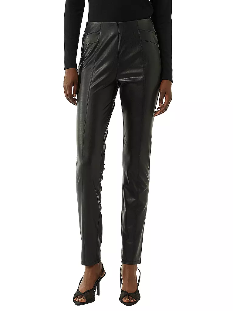 COMMA | Pantalón Slim Fit | Negro