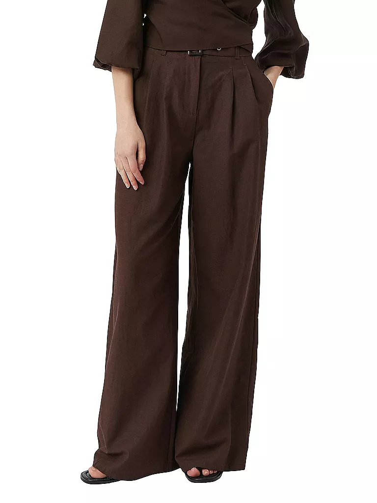 COMMA | Pantalones Marlene | Marrón