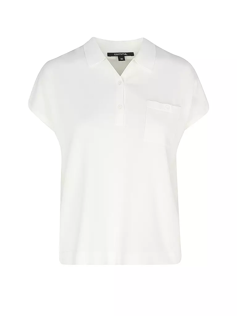 COMMA | Poloshirt | Blanco