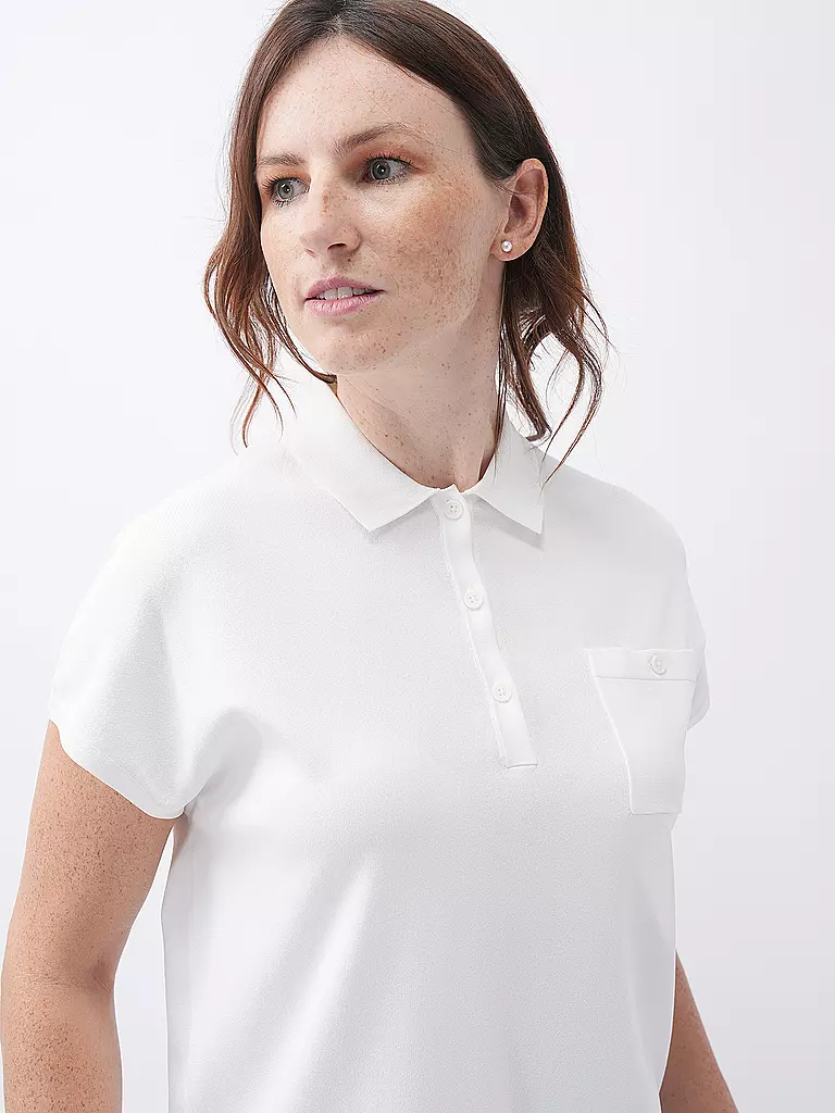 COMMA | Poloshirt | Blanco