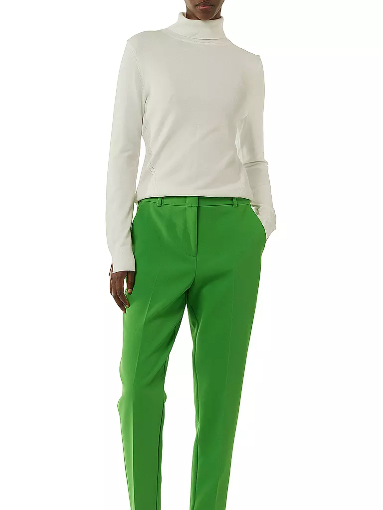 COMMA | Rollkragenpullover | Blanco