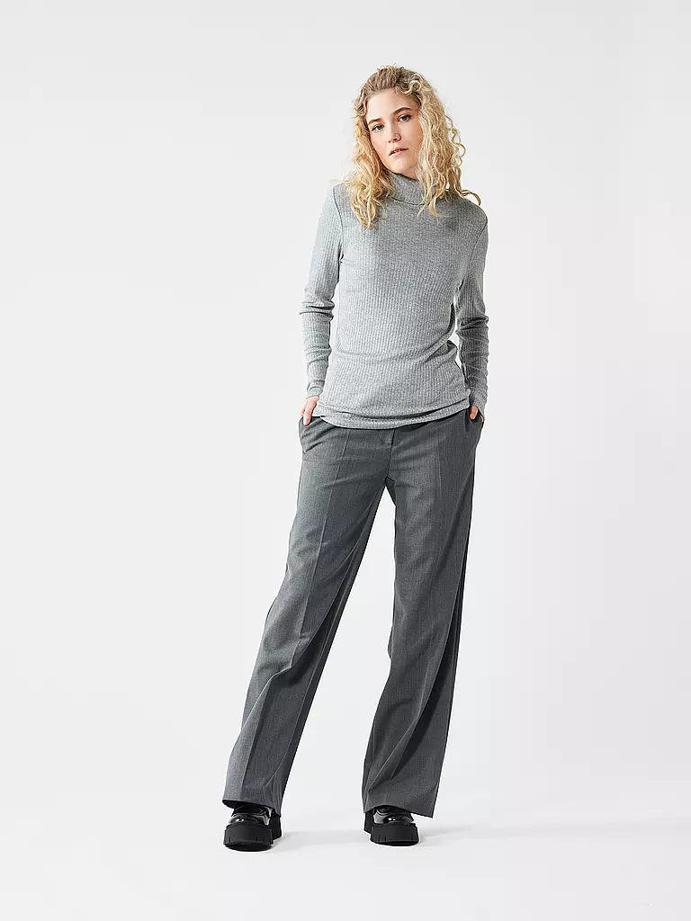 COMMA | Rollkragenshirt FASTTRACK | Gris