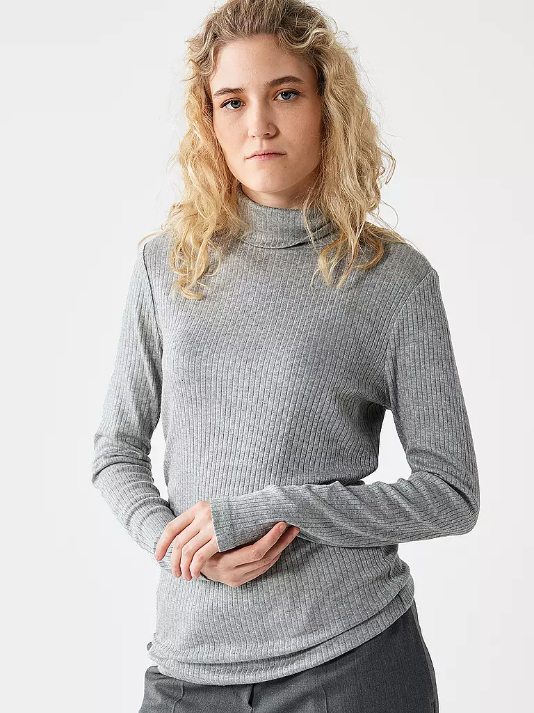 COMMA | Rollkragenshirt FASTTRACK | Gris