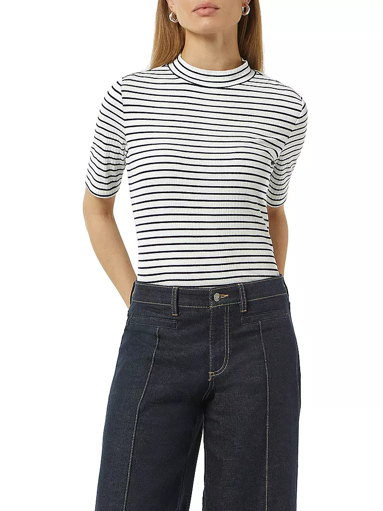 COMMA | Rollkragenshirt | Blanco