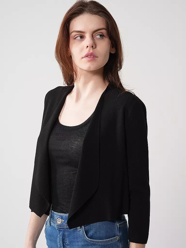 COMMA | Strickjacke  | Negro