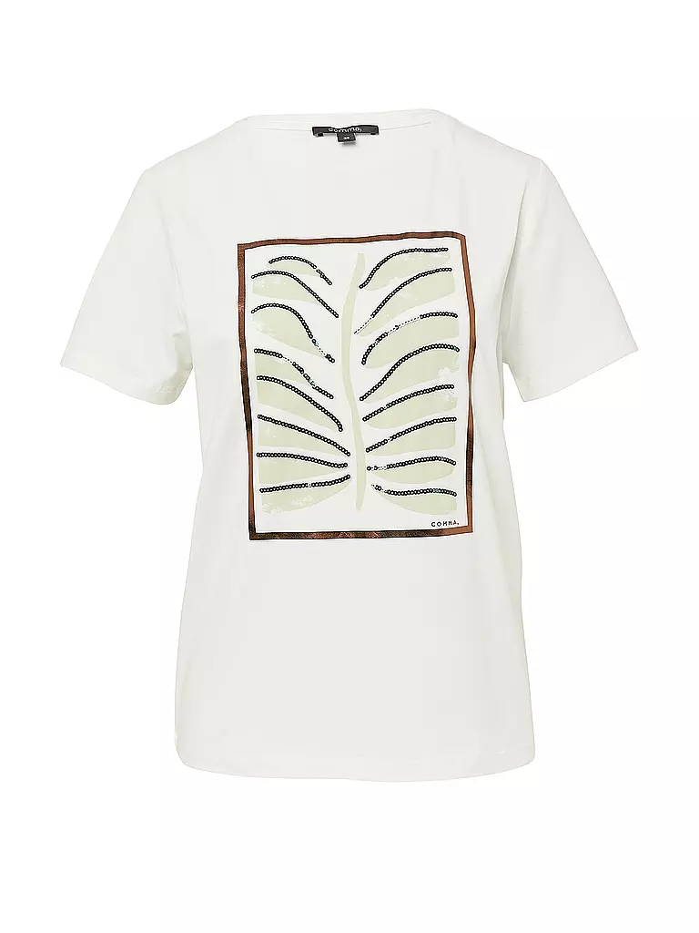 COMMA | T-Shirt | Blanco