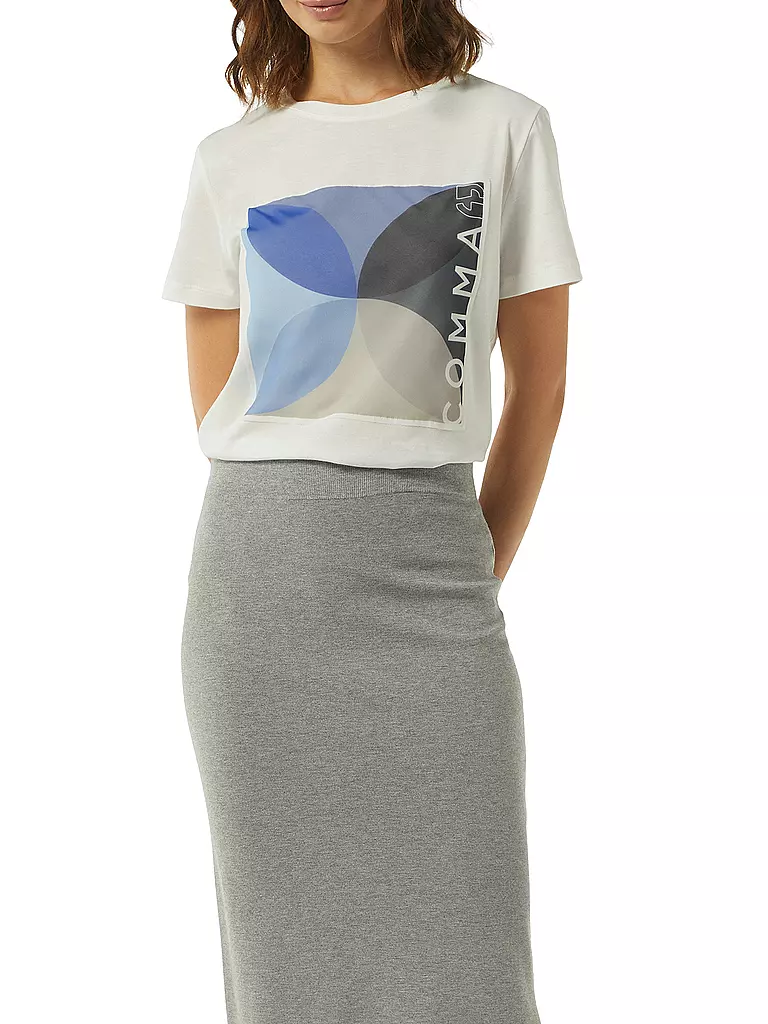 COMMA | T-Shirt | Blanco
