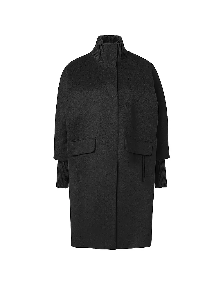 COMMA | Wollmantel  | Negro