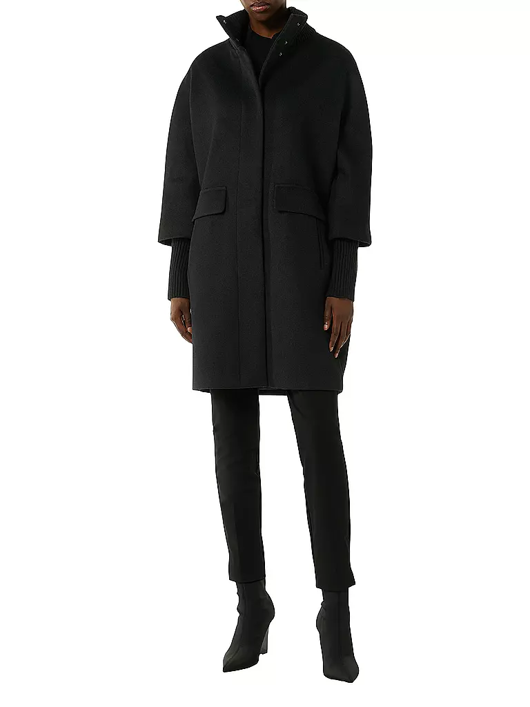 COMMA | Wollmantel  | Negro