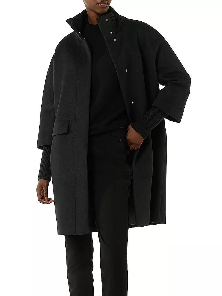 COMMA | Wollmantel  | Negro