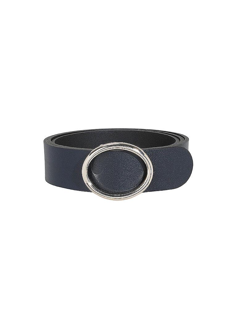 Cinturón de cuero azul oscuro 100