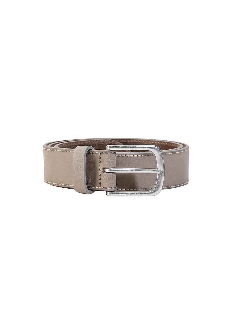 Cinturón de cuero beige 75