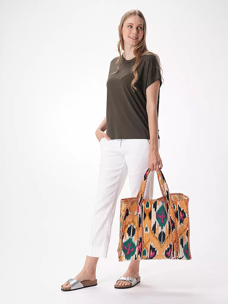 CONSCIOUS YOGA COLLECTIVE | Bolso - Shopper VELVET IKAT SHOPPER | Naranja
