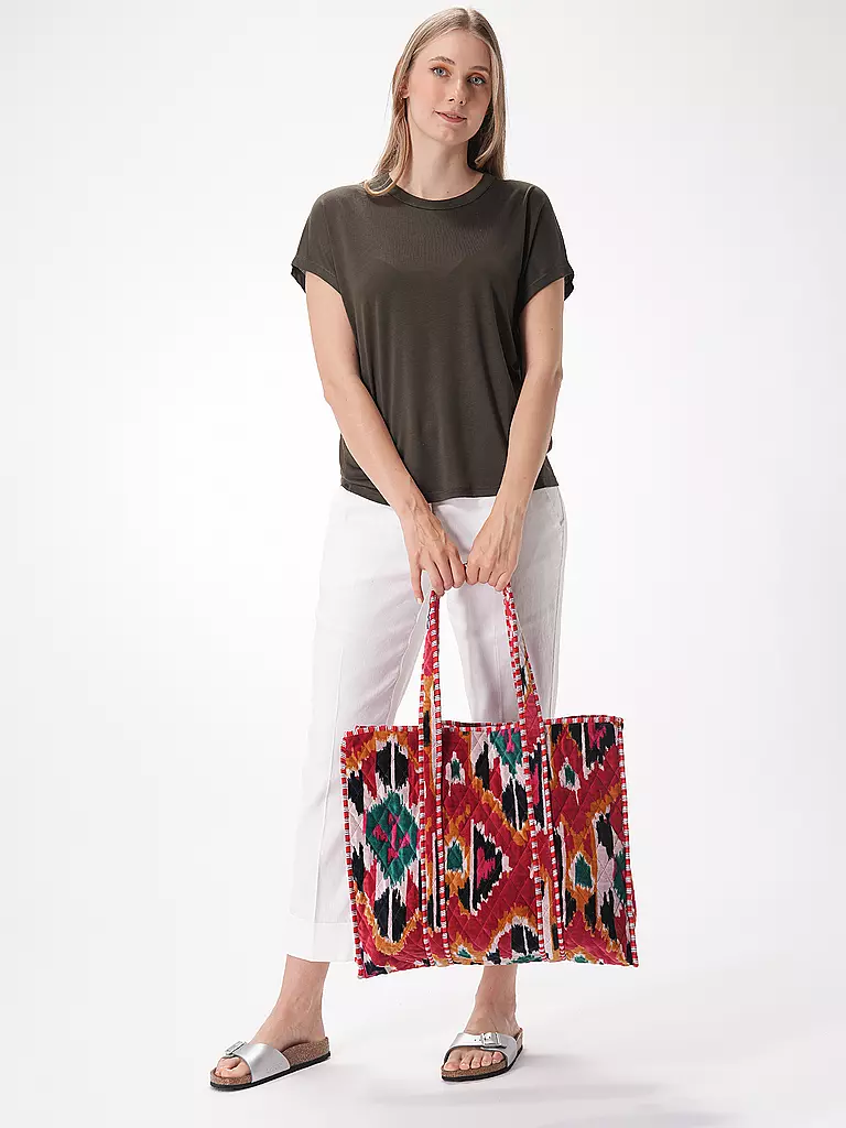 CONSCIOUS YOGA COLLECTIVE | Bolso - Shopper VELVET IKAT SHOPPER | Rojo