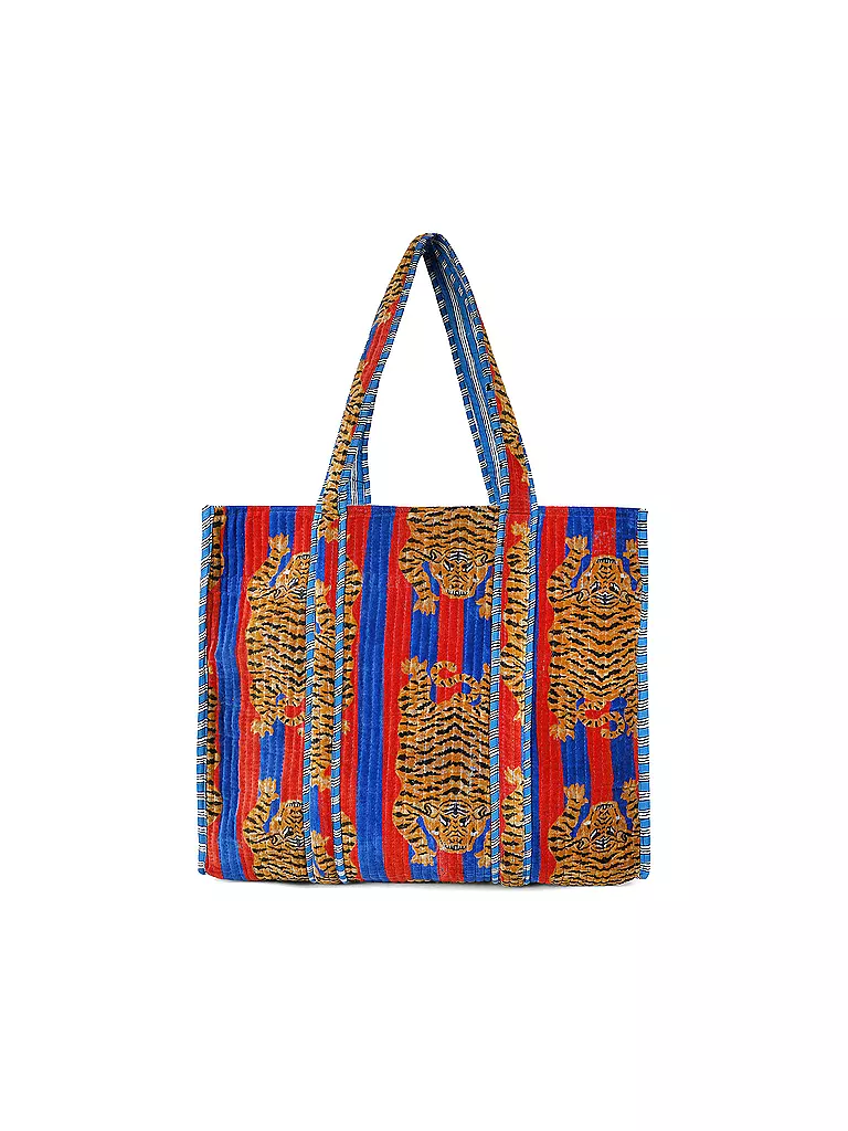 CONSCIOUS YOGA COLLECTIVE | Tasche - Shopper TIBETAN TIGER  TOTE | Azul oscuro