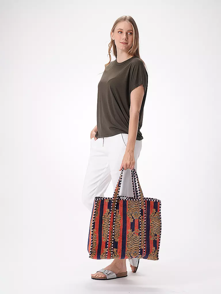 CONSCIOUS YOGA COLLECTIVE | Tasche - Shopper TIBETAN TIGER  TOTE | Azul oscuro