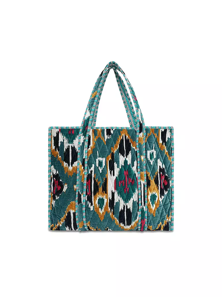 CONSCIOUS YOGA COLLECTIVE | Tasche - Shopper VELVET IKAT SHOPPER | Verde