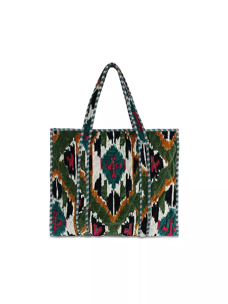 CONSCIOUS YOGA COLLECTIVE | Tasche - Shopper VELVET IKAT SHOPPER | Turquesa