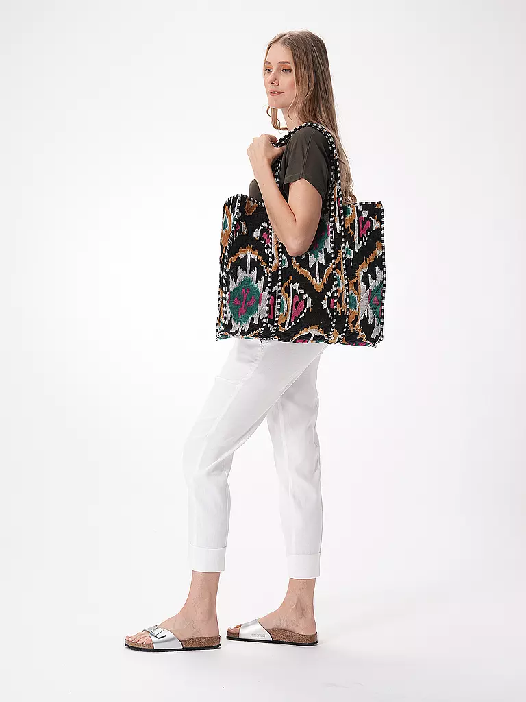 CONSCIOUS YOGA COLLECTIVE | Tasche - Shopper VELVET IKAT SHOPPER | Negro