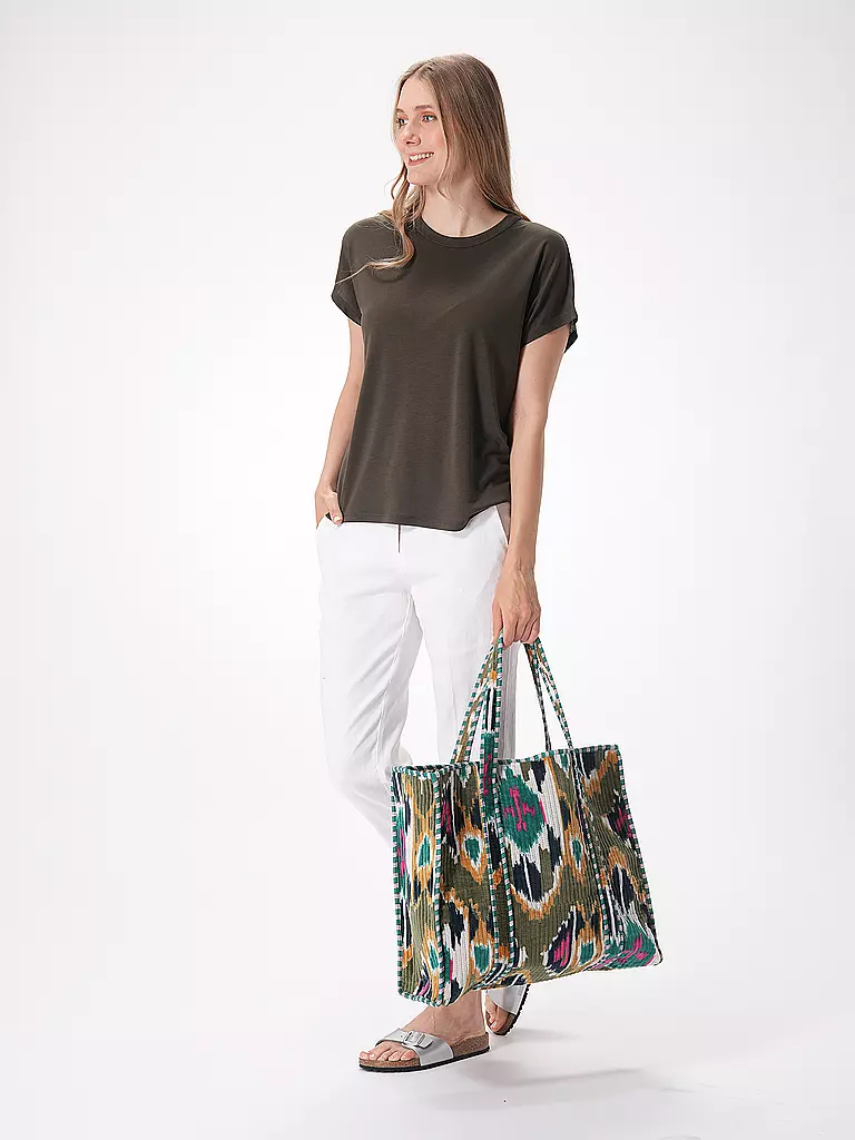 CONSCIOUS YOGA COLLECTIVE | Tasche - Shopper VELVET IKAT SHOPPER | Verde
