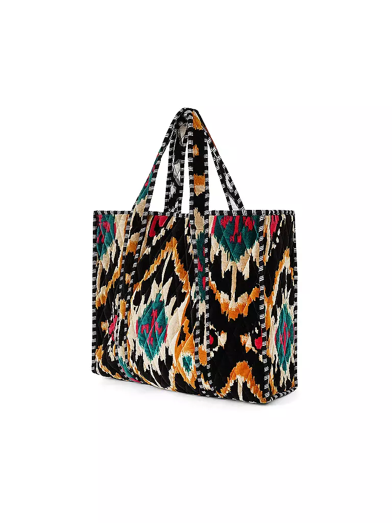 CONSCIOUS YOGA COLLECTIVE | Tasche - Shopper VELVET IKAT SHOPPER | Negro