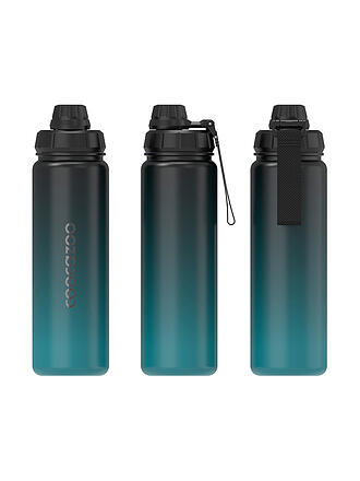 COOCAZOO | Botella de acero inoxidable 0,7 l gradie petrol