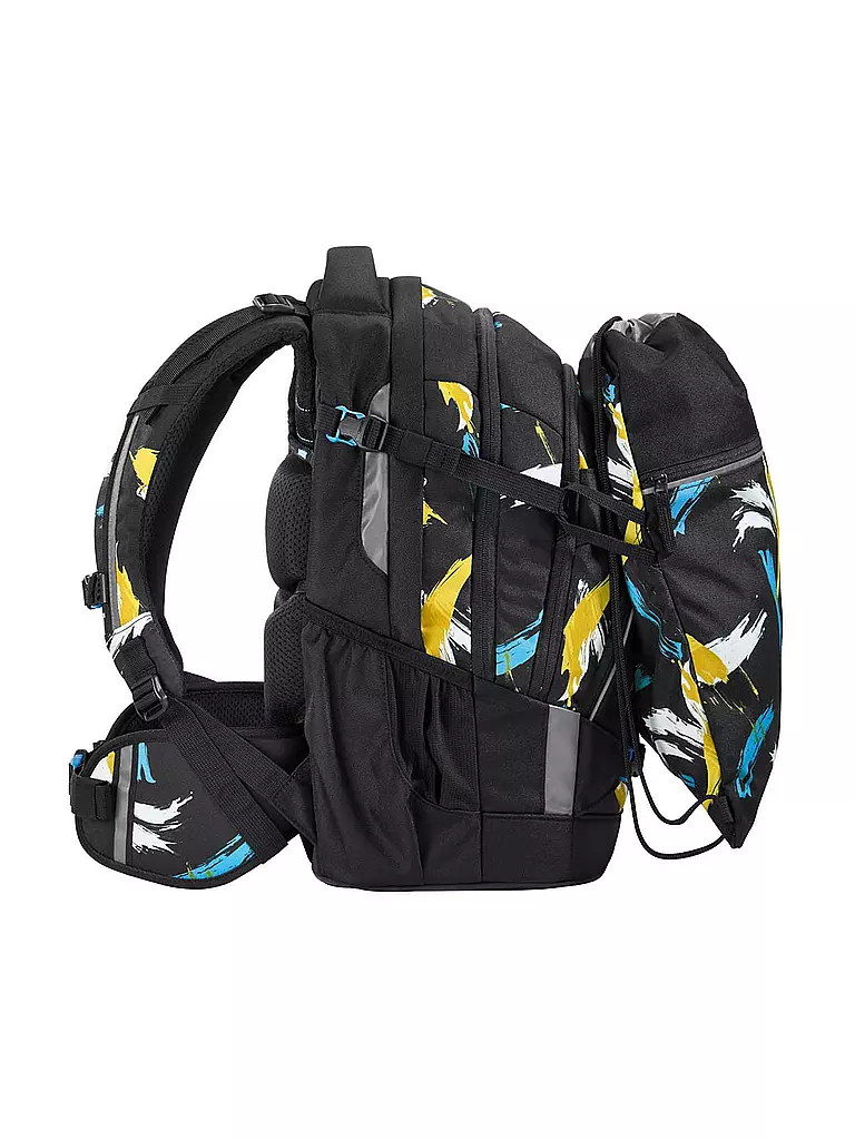 COOCAZOO | Bolsa de gimnasia Crazy Artnigh | Negro