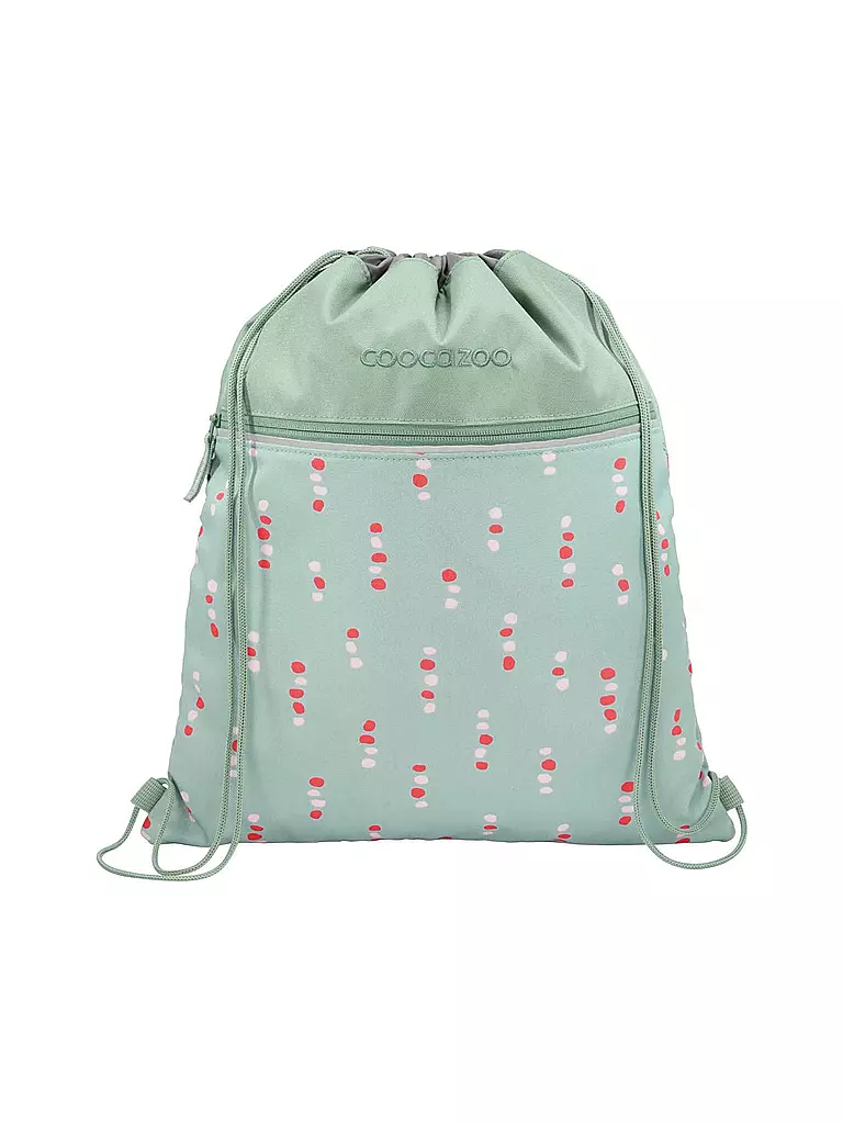 COOCAZOO | Bolsa de gimnasia Dancing Dots | Menta
