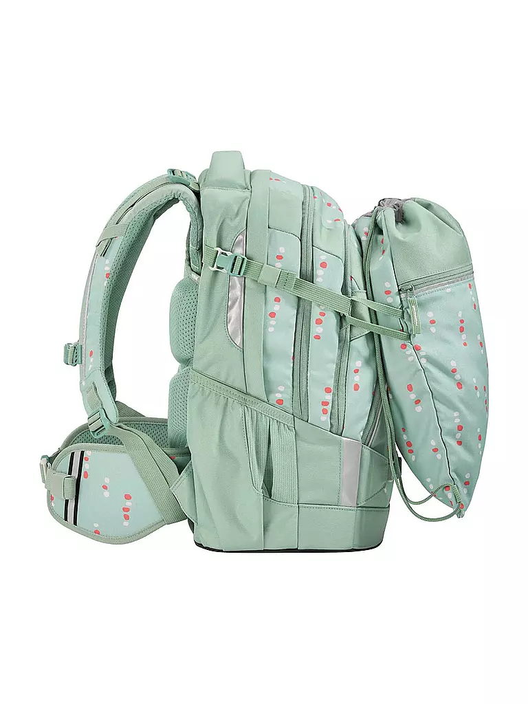 COOCAZOO | Bolsa de gimnasia Dancing Dots | Menta
