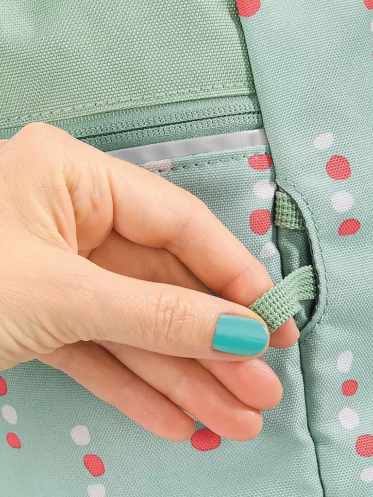 COOCAZOO | Bolsa de gimnasia Dancing Dots | Menta