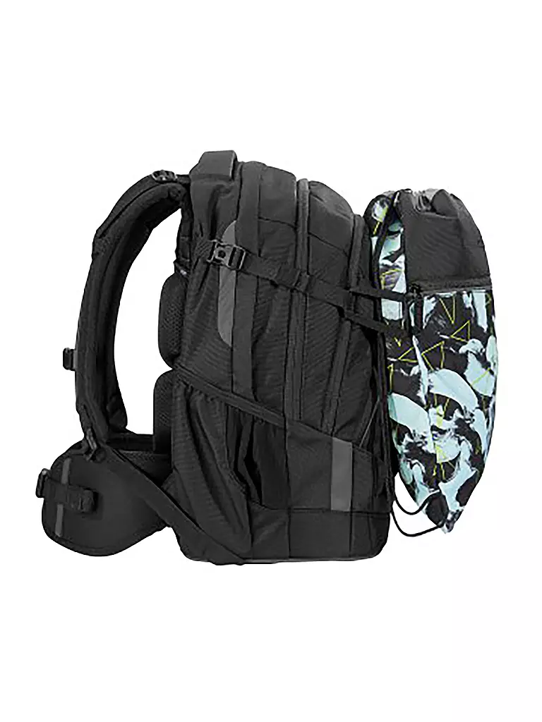 COOCAZOO | Bolsa de gimnasia Electric Storm | Negro