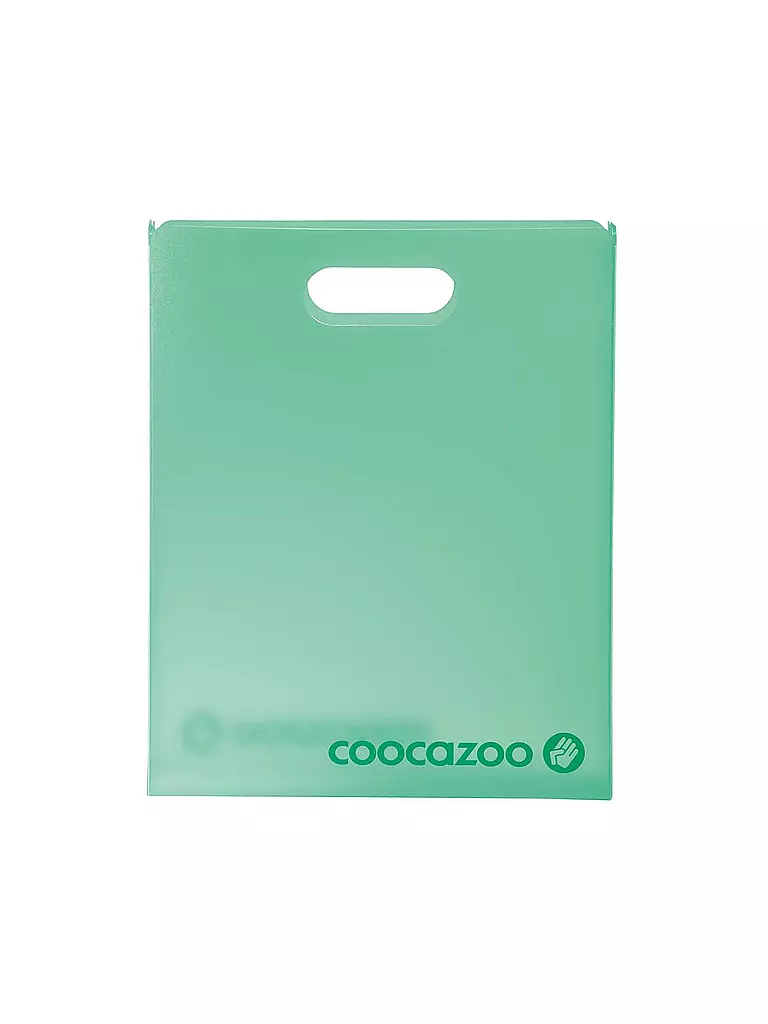 COOCAZOO | Caja archivadora con asa de transporte | Menta