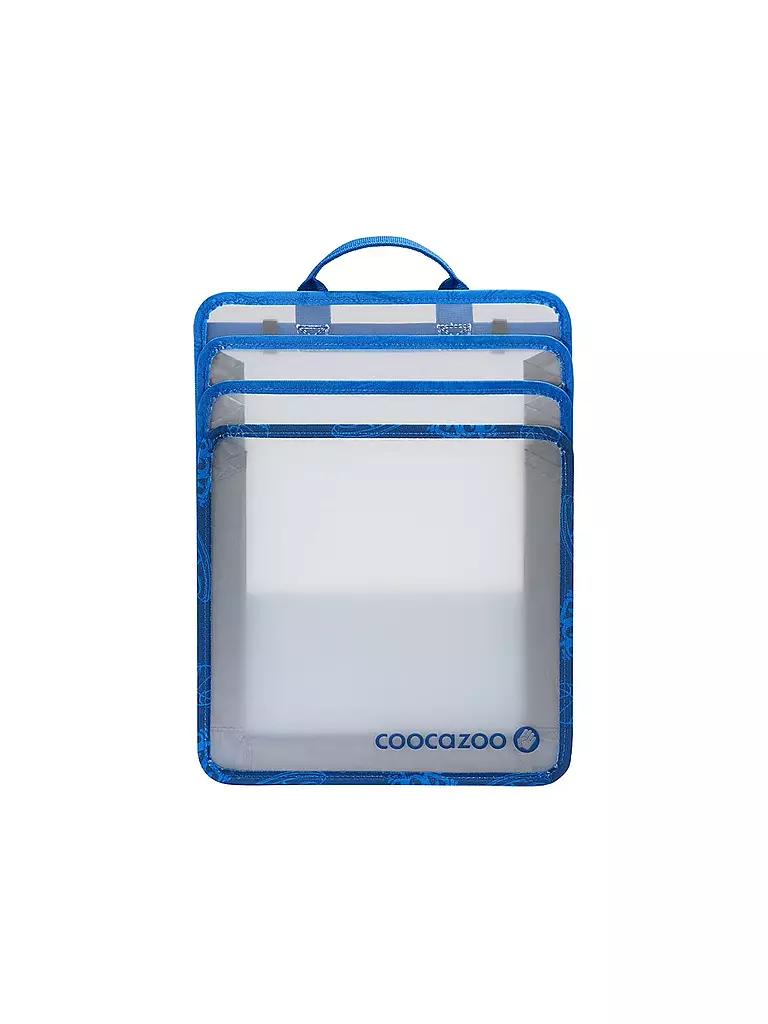 COOCAZOO | Caja de carpetas plegable azul | Azul