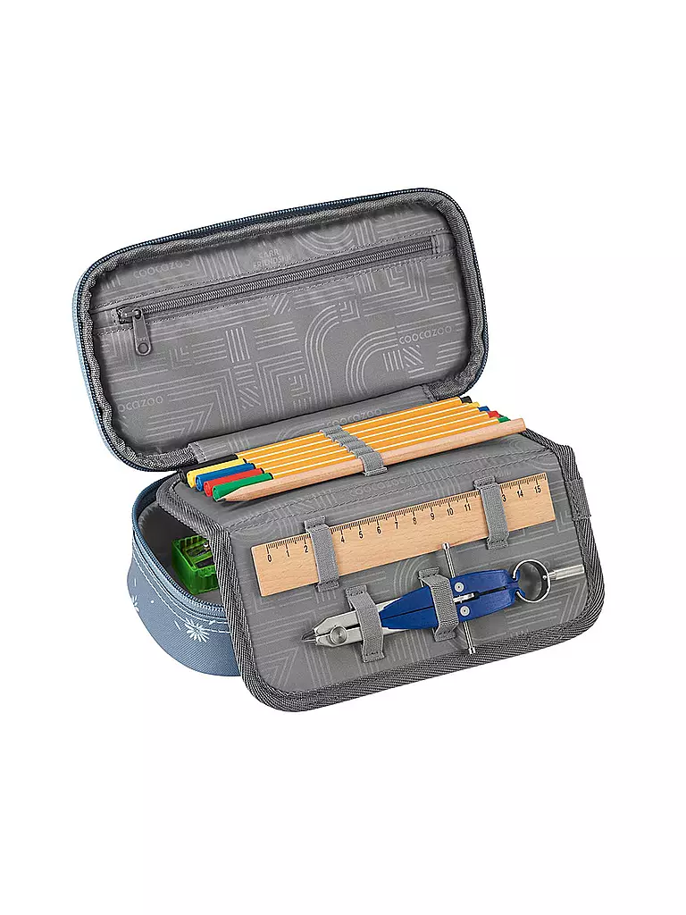 COOCAZOO | Estuche escolar BLOOMY DAISY | Azul