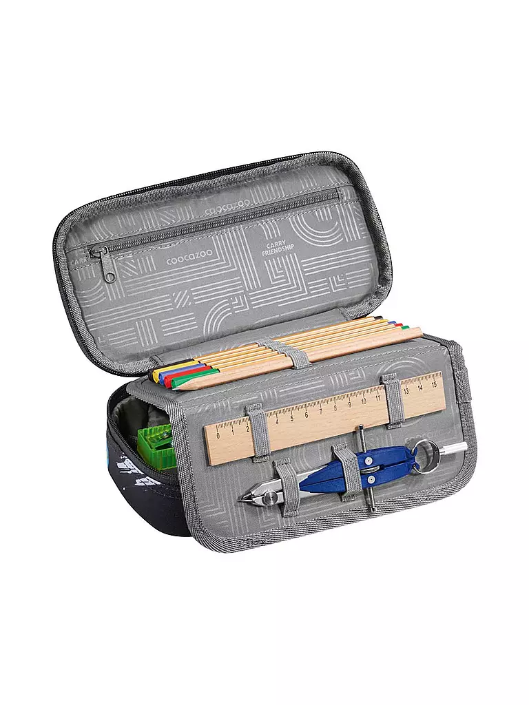 COOCAZOO | Estuche escolar Crazy Artnight | Negro