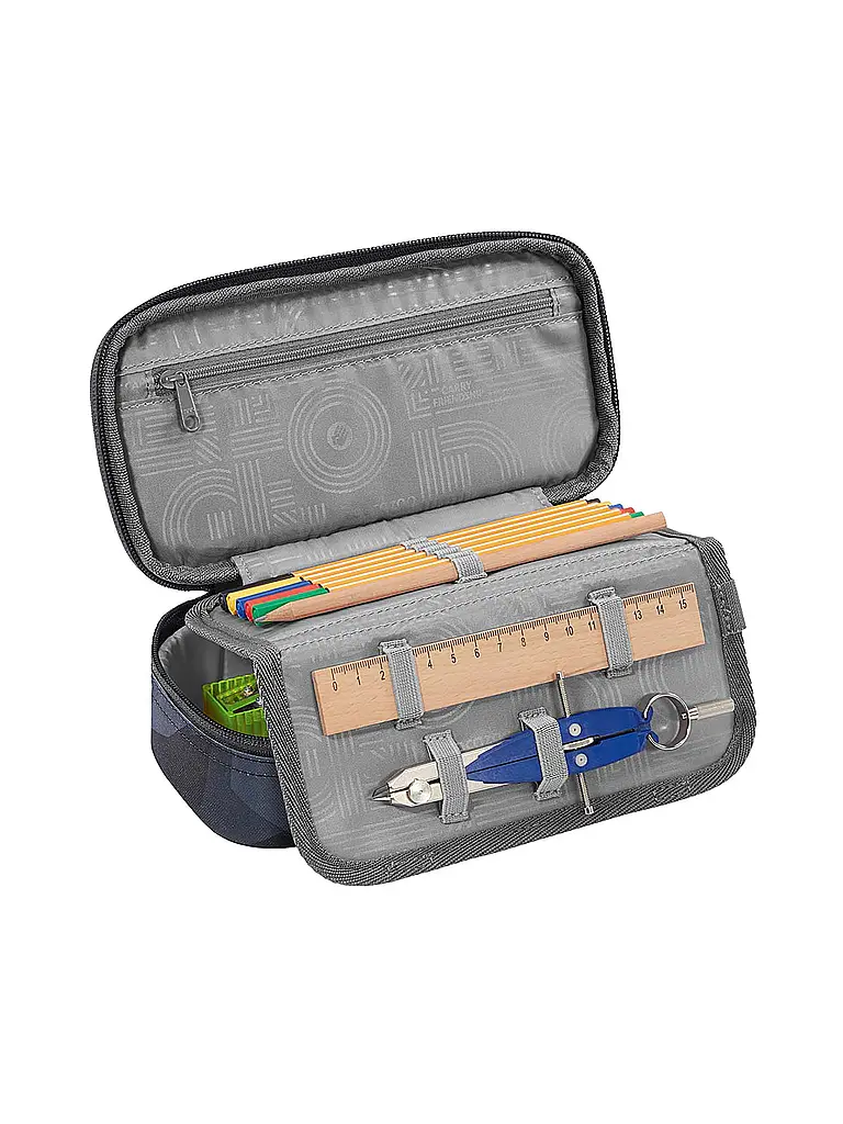 COOCAZOO | Estuche escolar Grey Rocks | Gris